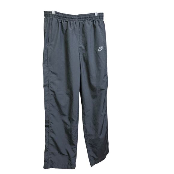 Nike Men's Sweatpants Black Pockets Elastic Waistband and Zipper Legs Large - Picture 1 of 11
